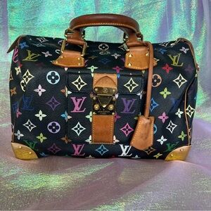 Louis Vuitton Speedy 30 Multicolor - Black